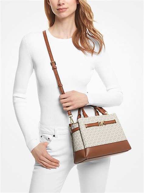 michael kors handbag for women reed small belted satchel|Michael Kors single pocket handbags.